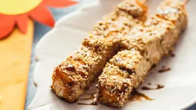 Рецепты с рыбой, соусами и кунжутом