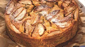 Тыквенный пирог с яблоками