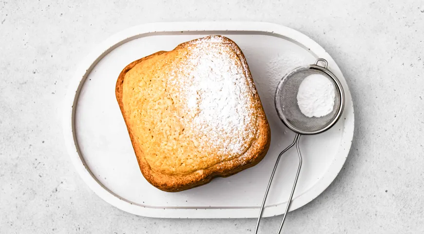 Творожный кекс в хлебопечке