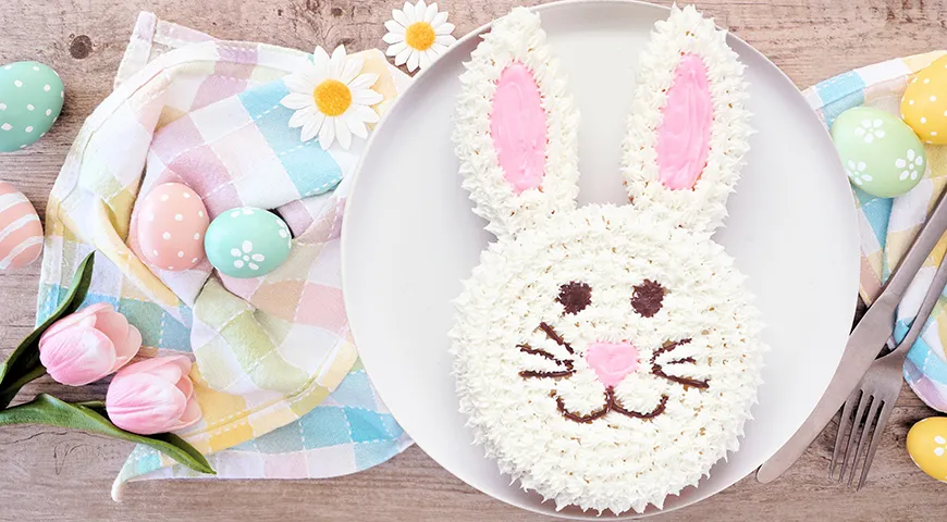 Пасхальный торт «Зайчик»