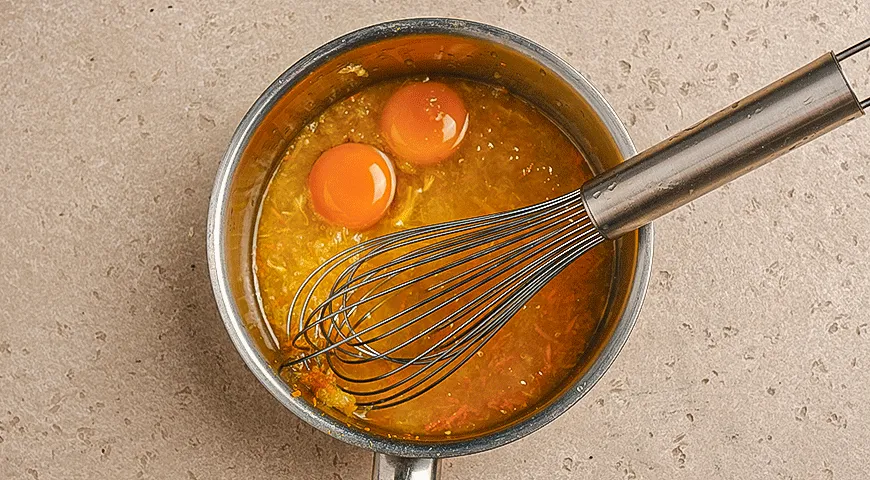 Кулич с апельсиновым кремом