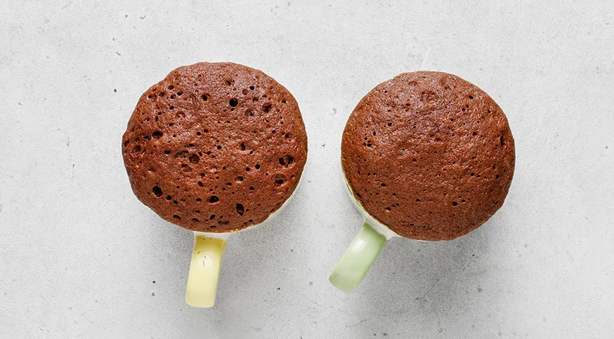 Кекс в кружке в микроволновке за 5 минут