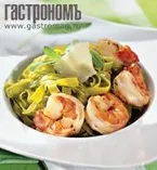 Рецепты с сырами, морепродуктами и пастой