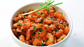Рецепты с продукцией пчеловодства, соусами и креветками