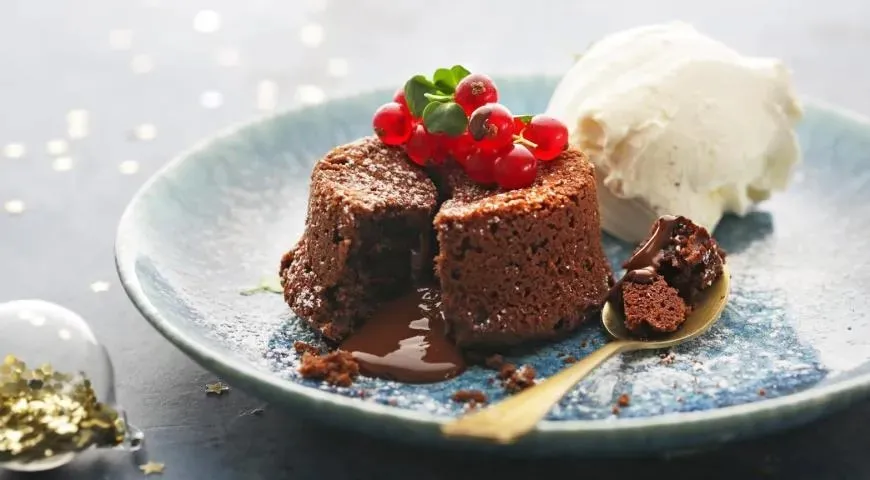 Шоколадный фондан в домашних условиях