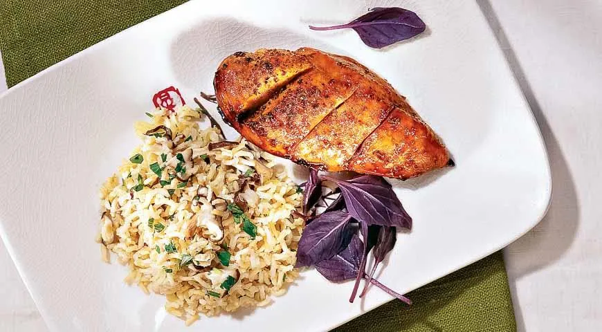 	 Куриные грудки в пряной глазури