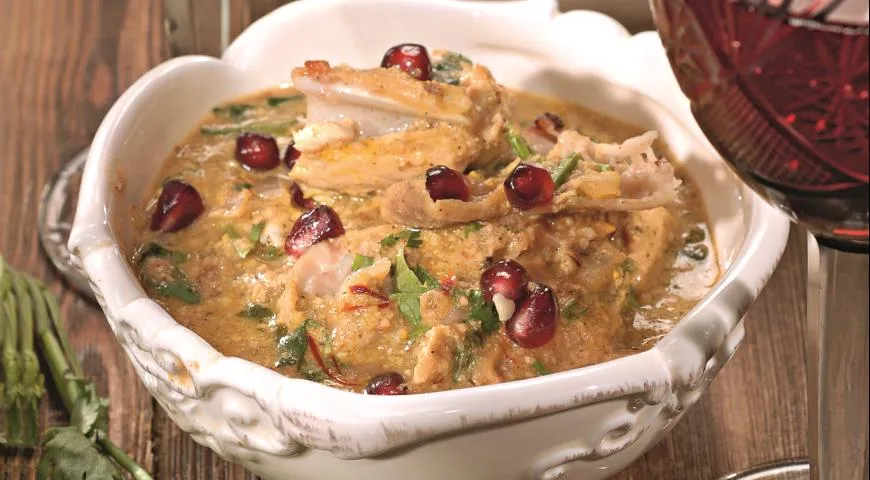 Сациви из курицы с грецкими орехами и анисом рецепт – Грузинская кухня: Основные блюда. «Еда»