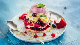 Печенье с ягодами