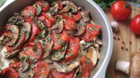Рецепты на обед с рассольными сырами и грибами