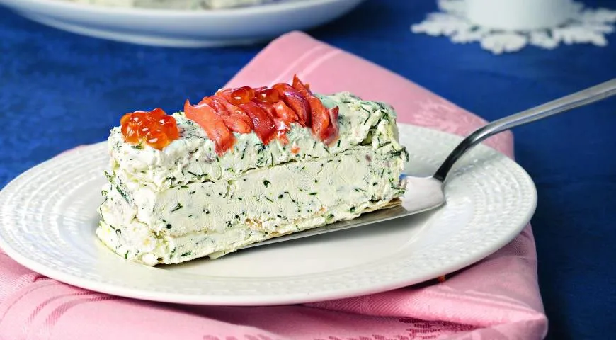 Рецепт террина из нерки и сельди (для украшения можно использовать икру нерки)