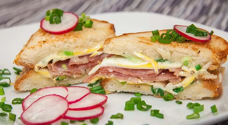 Сэндвич с сыром и яйцом - пошаговый рецепт с фото на manikyrsha.ru
