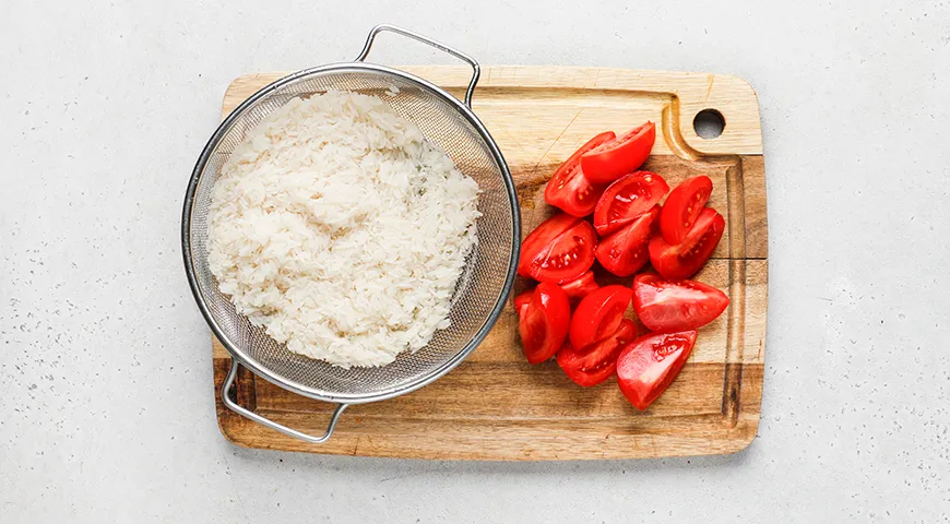 Рис с мясом и овощами в рукаве