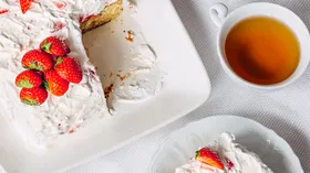 Рецепты с лимоном, сливками и клубникой