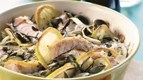 Рецепты с рыбой, маслом оливковым и мятой