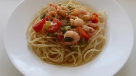Простые рецепты с овощами и спагетти
