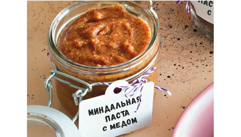 Миндальный урбеч с медом