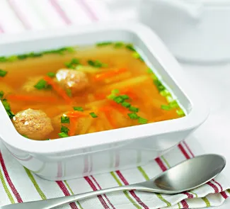 Тосканский суп с фрикадельками 