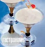 Рецепты с фруктами, сливками и напитками