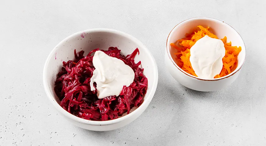 Селедка под шубой с зеленым горошком