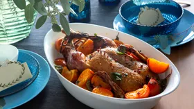 Рецепты с мандарином и птицей