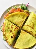 Конвертики из кабачковых блинчиков