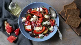Рецепты с овощами, соусами и рассольными сырами