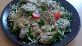 Рецепты с овощами, сливками и субпродуктами