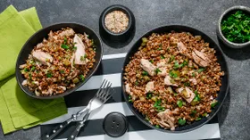 Гречка с тунцом