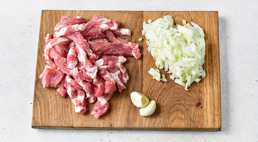 Поджарка с подливкой