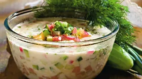 Окрошка на кефире, подборка рецептов