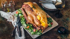 Рецепты с мукой пшеничной, яйцом и птицей