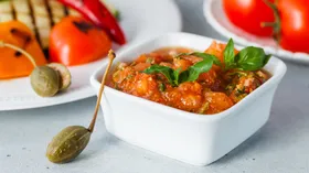 Рецепты с чесноком, маслом растительным и соусом томатным