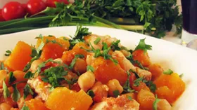 Рецепты с овощами, горохом и птицей