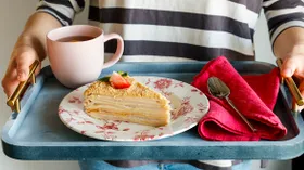 Торт наполеон с мукой пшеничной