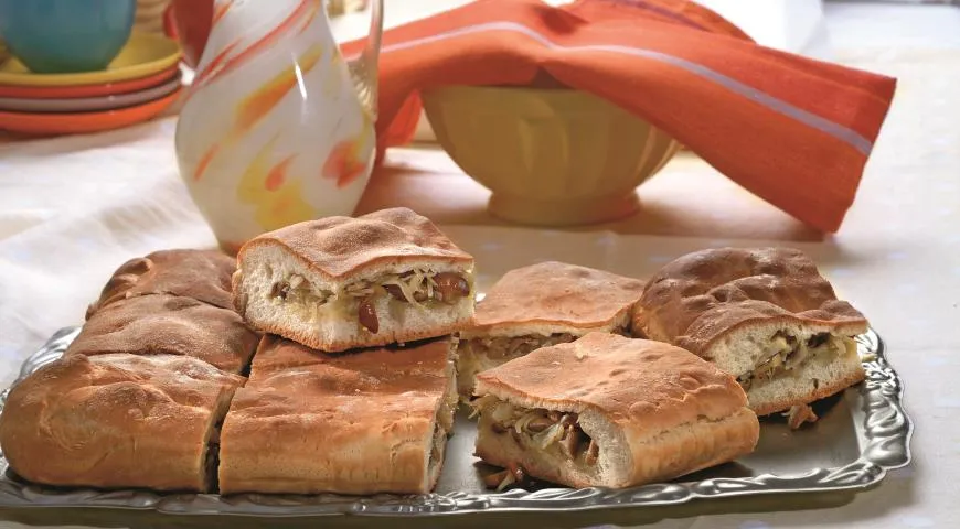 Пирог с капустой и грибами - пошаговый рецепт с фото на kormstroytorg.ru