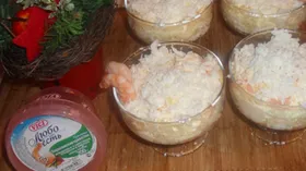 Рецепты с молочной продукцией, майонезом и креветками