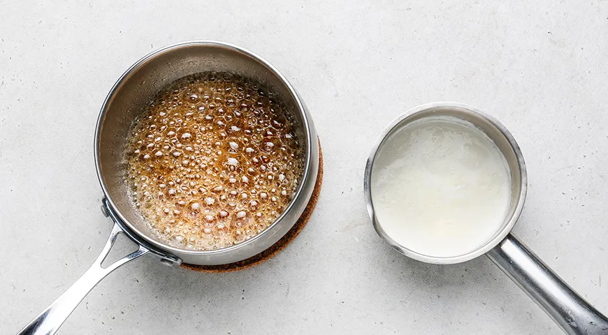 Карамельный чизкейк с арахисом