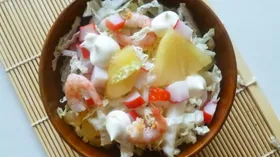 Рецепты на ужин с крабами и фруктами