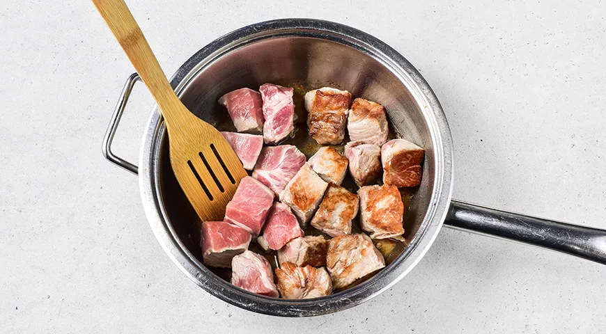 Жареное мясо с картофелем по-грузински