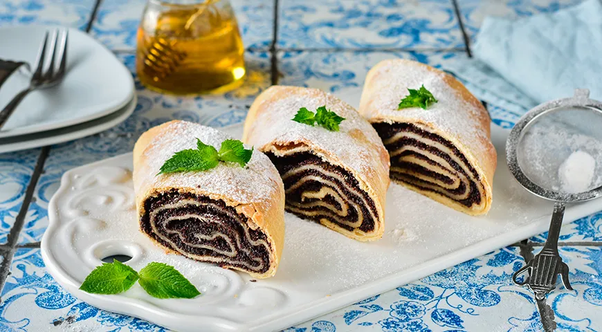 Маковый рулет штрудель ко