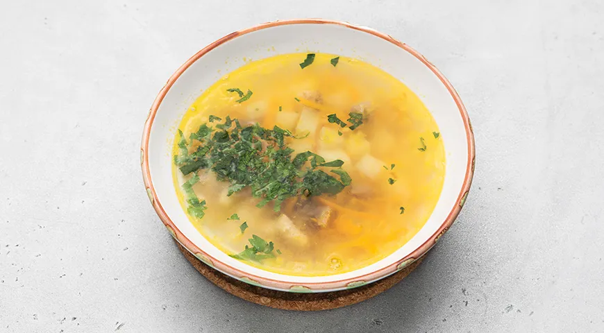 Куриный суп со «звездочками»