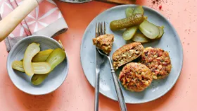 Постные гречневые котлеты с грибами