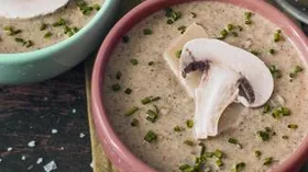 Суп-пюре с шампиньонами