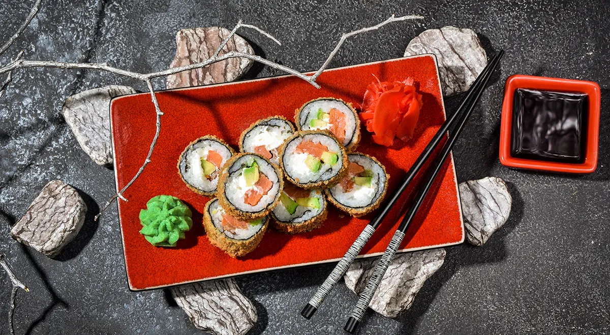 Роллы темпура