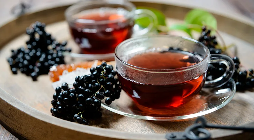 Чай с черной бузиной