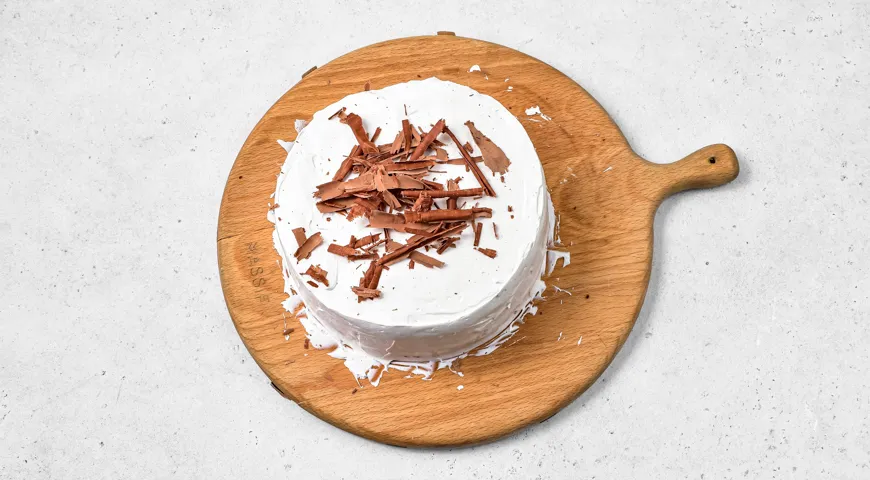 Торт Три стакана со сметанным кремом