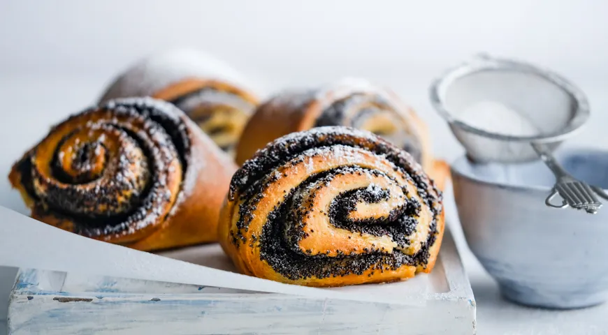 Рецепт булочек с маком