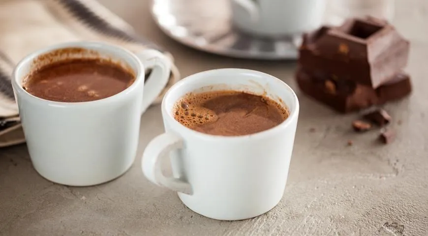горячий шоколад, какао