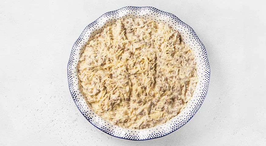 Лапшевник с фаршем