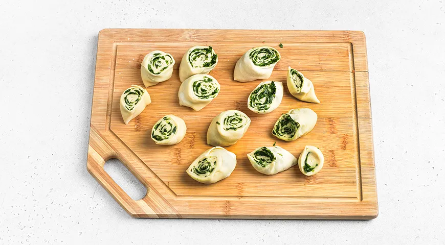 Штрудли с картофелем и курицей